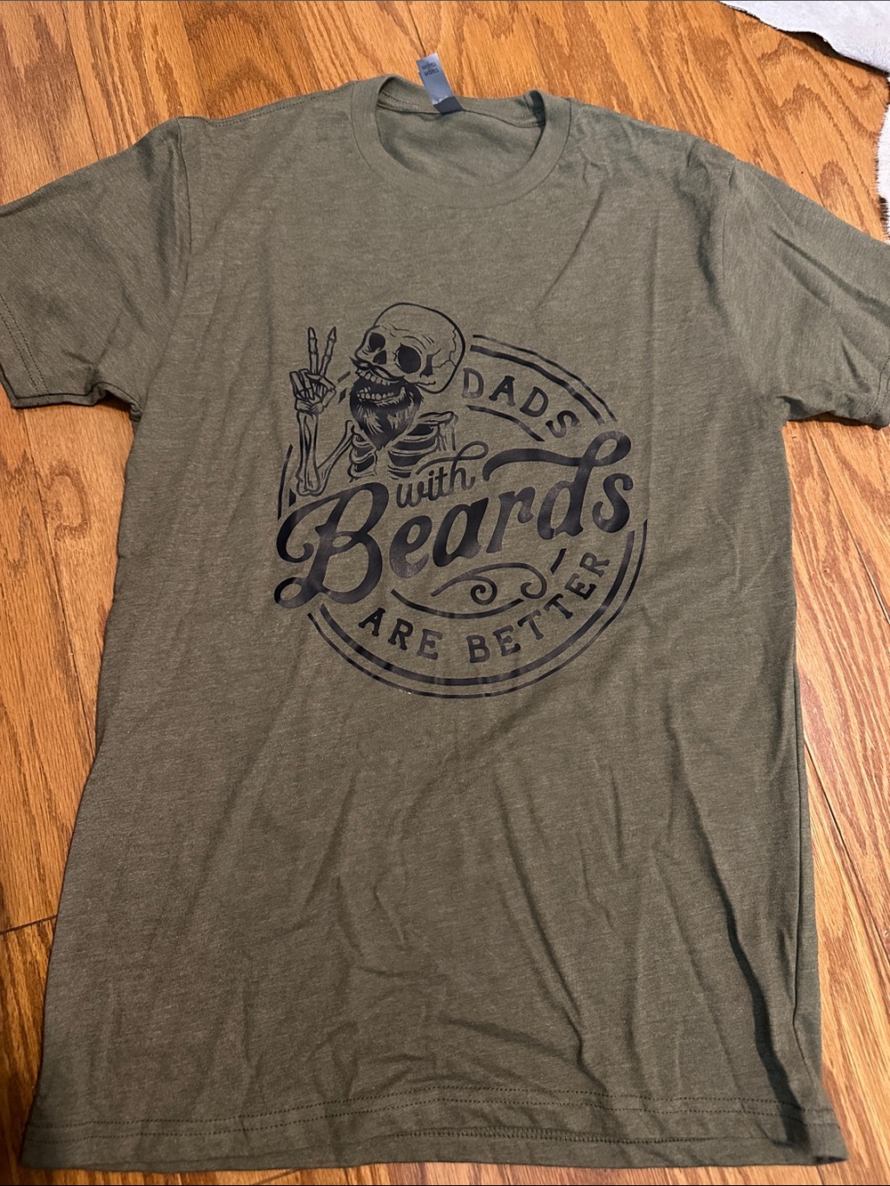 Next Level Apparel Olive Green Short-Sleeve Graphic Tee